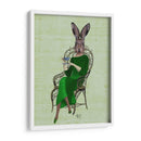 Lady Bella Conejo Tomando Té - Fab Funky | Cuadro decorativo de Canvas Lab