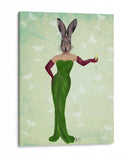 Vestido Verde De Conejo - Fab Funky | Cuadro decorativo de Canvas Lab