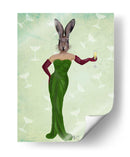 Vestido Verde De Conejo - Fab Funky | Cuadro decorativo de Canvas Lab