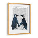 Pingüinos En El Amor Periódico - Fab Funky | Cuadro decorativo de Canvas Lab
