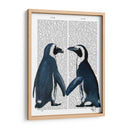 Pingüinos En El Amor Periódico - Fab Funky | Cuadro decorativo de Canvas Lab