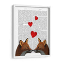Zorros Enamorados - Fab Funky | Cuadro decorativo de Canvas Lab