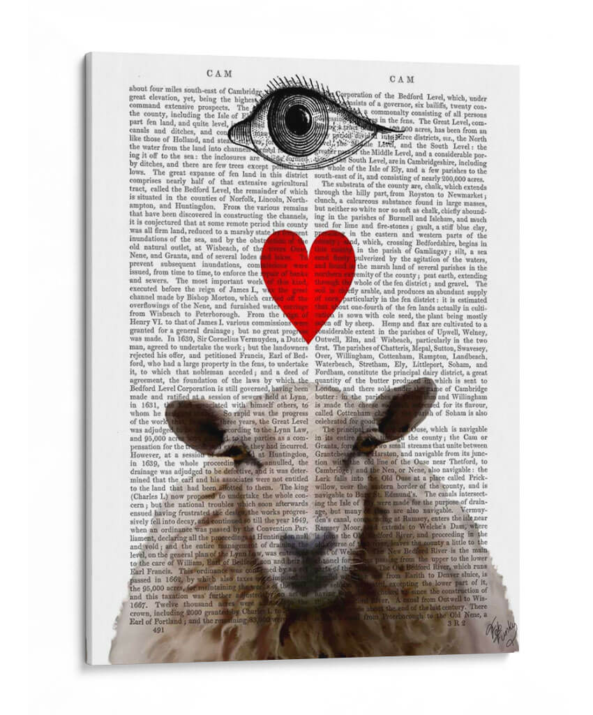 I Heart Ewe - Fab Funky | Cuadro decorativo de Canvas Lab