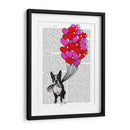 Boston Terrier Y Globos - Fab Funky | Cuadro decorativo de Canvas Lab