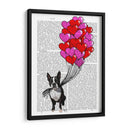 Boston Terrier Y Globos - Fab Funky | Cuadro decorativo de Canvas Lab