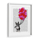 Boston Terrier Y Globos - Fab Funky | Cuadro decorativo de Canvas Lab