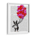 Boston Terrier Y Globos - Fab Funky | Cuadro decorativo de Canvas Lab