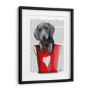 Cubos De Amor Dachshund Puppy - Fab Funky | Cuadro decorativo de Canvas Lab