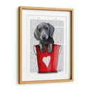 Cubos De Amor Dachshund Puppy - Fab Funky | Cuadro decorativo de Canvas Lab