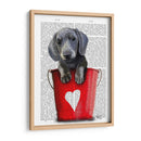 Cubos De Amor Dachshund Puppy - Fab Funky | Cuadro decorativo de Canvas Lab