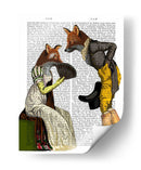 Cortejo De Zorros - Fab Funky | Cuadro decorativo de Canvas Lab
