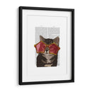 Gatito En Gafas De Sol Star - Fab Funky | Cuadro decorativo de Canvas Lab