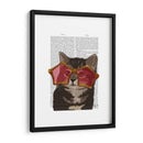 Gatito En Gafas De Sol Star - Fab Funky | Cuadro decorativo de Canvas Lab