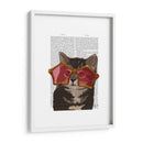 Gatito En Gafas De Sol Star - Fab Funky | Cuadro decorativo de Canvas Lab