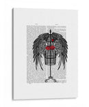 Maniquí Con Alas Negras - Fab Funky | Cuadro decorativo de Canvas Lab