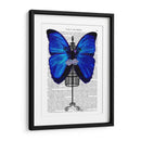 Maniquí Azul Mariposa - Fab Funky | Cuadro decorativo de Canvas Lab