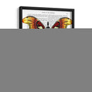 Maniquí Rojo Y Mariposa Amarilla - Fab Funky | Cuadro decorativo de Canvas Lab