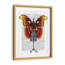 Maniquí Rojo Y Mariposa Amarilla - Fab Funky | Cuadro decorativo de Canvas Lab