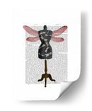 Dragonfly Mannequin - Fab Funky | Cuadro decorativo de Canvas Lab