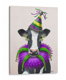 Vaca De Mardi Gras - Fab Funky | Cuadro decorativo de Canvas Lab