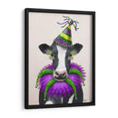 Vaca De Mardi Gras - Fab Funky | Cuadro decorativo de Canvas Lab