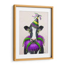 Vaca De Mardi Gras - Fab Funky | Cuadro decorativo de Canvas Lab