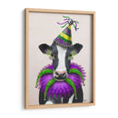 Vaca De Mardi Gras - Fab Funky | Cuadro decorativo de Canvas Lab
