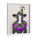 Vaca De Mardi Gras - Fab Funky | Cuadro decorativo de Canvas Lab