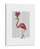 Mardi Gras Flamingo Completo - Fab Funky | Cuadro decorativo de Canvas Lab