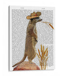 Vaquero Meerkat - Fab Funky | Cuadro decorativo de Canvas Lab
