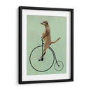 Meerkat En Penny Negro Farthing - Fab Funky | Cuadro decorativo de Canvas Lab