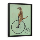 Meerkat En Penny Negro Farthing - Fab Funky | Cuadro decorativo de Canvas Lab