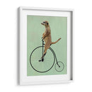 Meerkat En Penny Negro Farthing - Fab Funky | Cuadro decorativo de Canvas Lab