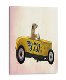 Meerkat En Hot Rod - Fab Funky | Cuadro decorativo de Canvas Lab