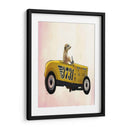 Meerkat En Hot Rod - Fab Funky | Cuadro decorativo de Canvas Lab