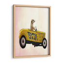 Meerkat En Hot Rod - Fab Funky | Cuadro decorativo de Canvas Lab
