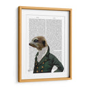 Retrato De Dandy Meerkat - Fab Funky | Cuadro decorativo de Canvas Lab