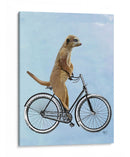 Meerkat En Bicicleta - Fab Funky | Cuadro decorativo de Canvas Lab