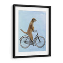 Meerkat En Bicicleta - Fab Funky | Cuadro decorativo de Canvas Lab