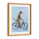 Meerkat En Bicicleta - Fab Funky | Cuadro decorativo de Canvas Lab