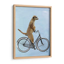 Meerkat En Bicicleta - Fab Funky | Cuadro decorativo de Canvas Lab