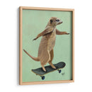Meerkat En El Monopatín - Fab Funky | Cuadro decorativo de Canvas Lab