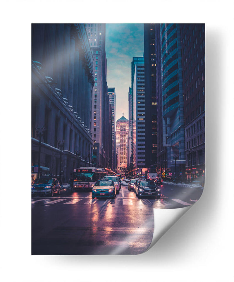 Tráfico en Nueva York | Cuadro decorativo de Canvas Lab