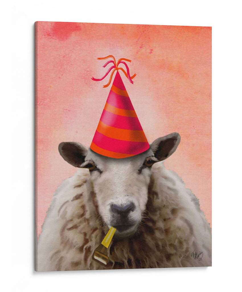Oveja De Fiesta - Fab Funky | Cuadro decorativo de Canvas Lab