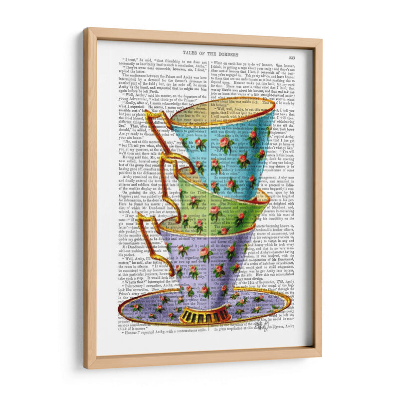 Pila De Tres Tazas De Té Vintage - Fab Funky | Cuadro decorativo de Canvas Lab