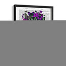 Butterfly Airship 2 Púrpura Y Verde - Fab Funky | Cuadro decorativo de Canvas Lab