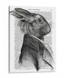Perfil De Retrato De Conejo - Fab Funky | Cuadro decorativo de Canvas Lab