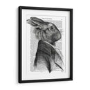 Perfil De Retrato De Conejo - Fab Funky | Cuadro decorativo de Canvas Lab