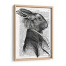 Perfil De Retrato De Conejo - Fab Funky | Cuadro decorativo de Canvas Lab