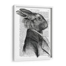 Perfil De Retrato De Conejo - Fab Funky | Cuadro decorativo de Canvas Lab